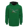 Philadelphia Eagles Youth Kelly Green Prime Long Sleeve Hoodie